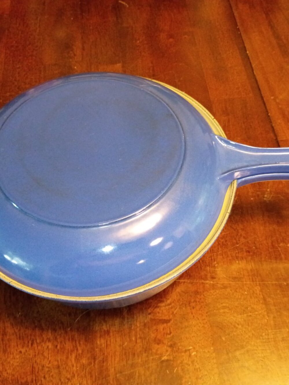 Vintage Le Creuset Multifunction Pan 26 Cobalt Cast Iron 2-Piece Set - Picture 2 of 4